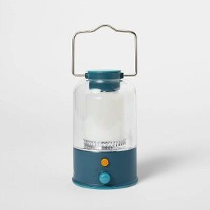 Open Box - Embark - Rechargeable Large LED Portable Camp Lantern Teal  Blue